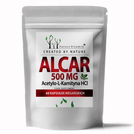 Przejdź do produktu Forest Vitamin® ALCAR (Acetylo-L-Karnityna HCL) 500 mg - 60 Kapsułek