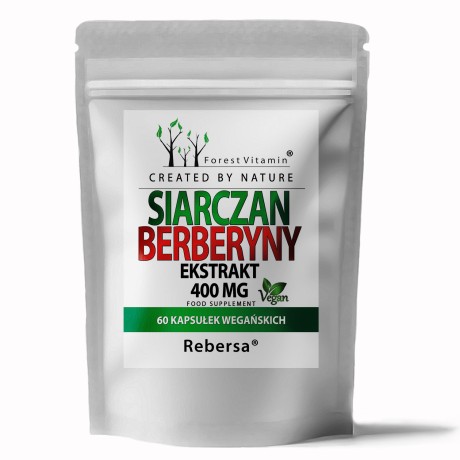 Przejdź do produktu Forest Vitamin® Siarczan Berberysu (Berberis Aristata) - 400 mg - 60 kapsułek HPMC