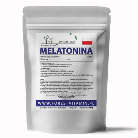 Przejdź do produktu Forest Vitamin® Melatonina 1 mg - 180 Tabletek