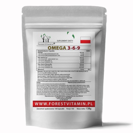 Przejdź do produktu Forest Vitamin® OMEGA 369 1000 mg - 100 Kapsułek Softgel