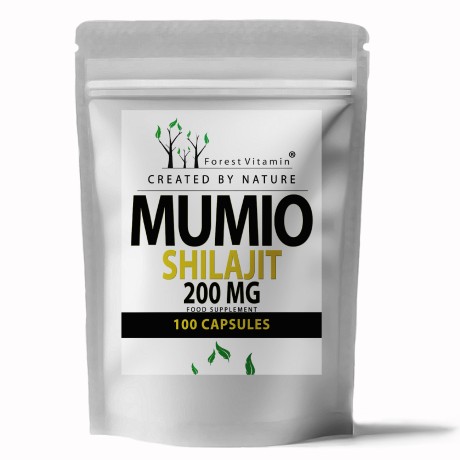 Przejdź do produktu Forest Vitamin® MUMIO Shilajit Ekstrakt 200 mg - 100 Kapsułek
