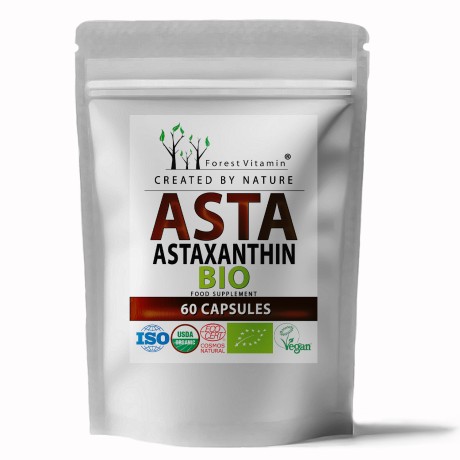 Przejdź do produktu Forest Vitamin® Astaksantyna BIO WEGAN 12 mg - 60 Kapsułek Olejowych