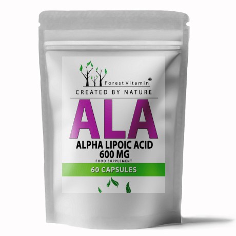 Przejdź do produktu Forest Vitamin® KWAS ALFA LIPONOWY (ALA) 600 mg - 60 Kapsułek