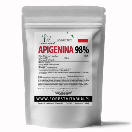 Przejdź do produktu Forest Vitamin® APIGENINA 98% 200 mg - 60 Kapsułek