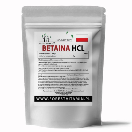 Przejdź do produktu Forest Vitamin® BETAINA HCL - Proszek