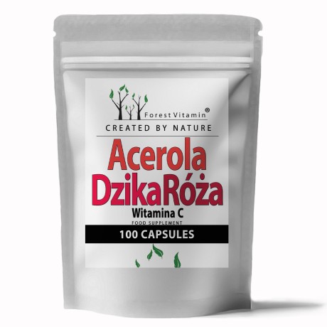 Przejdź do produktu Forest Vitamin® ACEROLA + DZIKA RÓŻA - 100 Kapsułek
