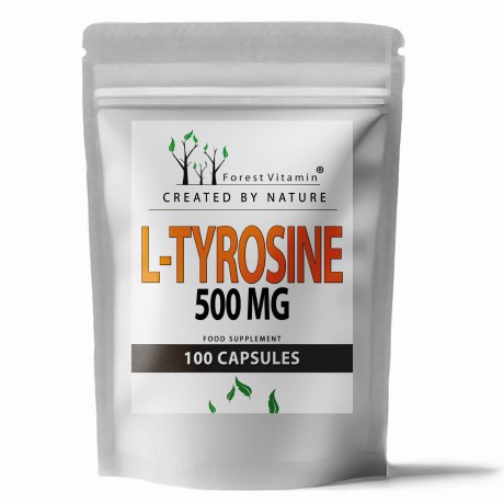 Przejdź do produktu Forest Vitamin® L-Tyrozyna 500 mg - 100 Kapsułek