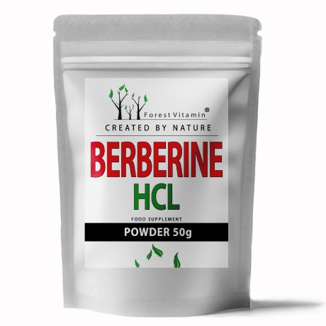 Przejdź do produktu Forest Vitamin® Berberyna HCL Ekstrakt - 50 gram w Proszku
