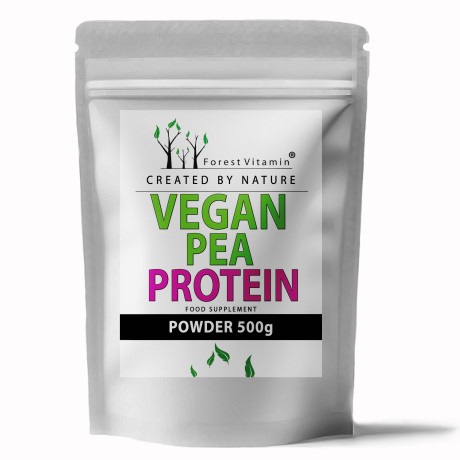 Przejdź do produktu Forest Vitamin® Izolat Białka Grochu 85% - 500 gram w Proszku - WEGAŃSKI