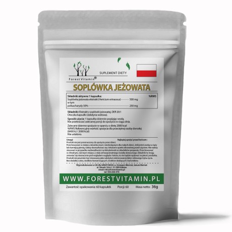 Przejdź do produktu Forest Vitamin® LION'S MANE (Soplówka Jeżowata) 500 mg - 60 Kapsułek
