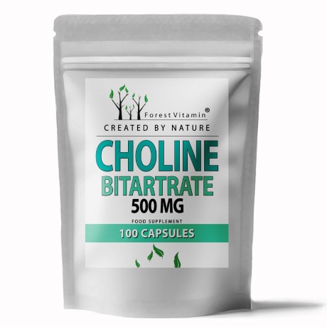 Przejdź do produktu Forest Vitamin® CHOLINA - Dwuwinian Choliny 500 mg - 100 Kapsułek