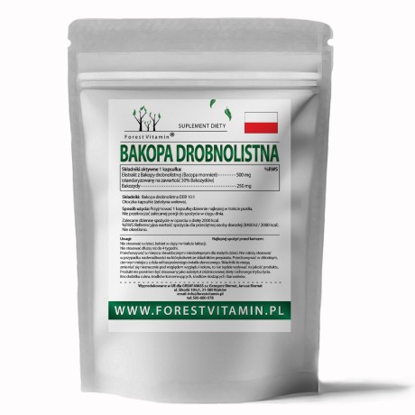 Przejdź do produktu Forest Vitamin® Bakopa Drobnolistna Ekstrakt 500 mg - Kapsułki