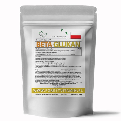Przejdź do produktu Forest Vitamin® Beta Glukan 200 mg - 60 Kapsułek