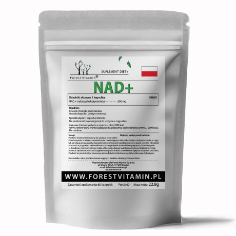 Przejdź do produktu Forest Vitamin® NAD+ (rybozyd nikotynamidu) 300 mg - 60 Kapsułek