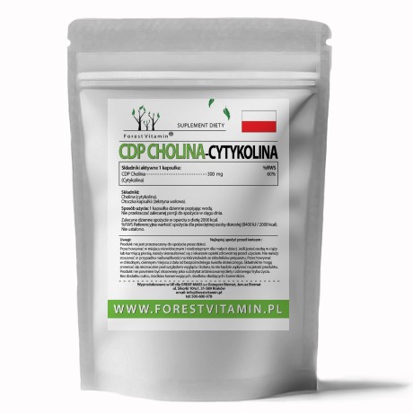 Przejdź do produktu Forest Vitamin® CDP Cholina 300 mg - 60 oraz 100 Kapsułek