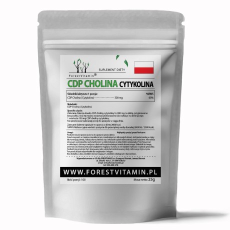 Przejdź do produktu Forest Vitamin® CDP Cholina Cytykolina - 25g Proszek