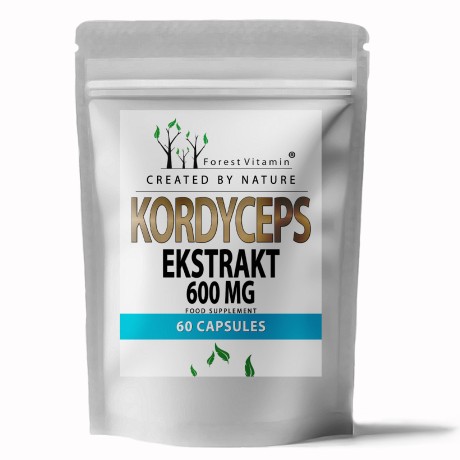 Przejdź do produktu Forest Vitamin® KORDYCEPS Ekstrakt 600 mg - 60 Kapsułek