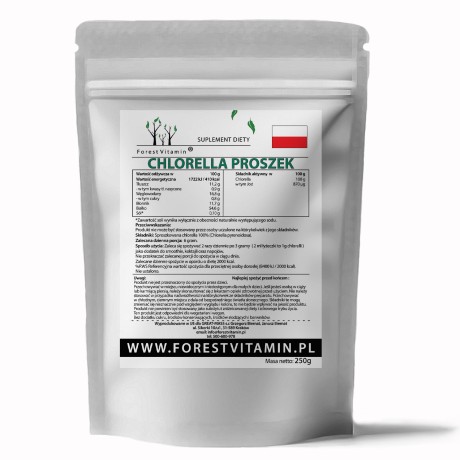 Przejdź do produktu Forest Vitamin® Chlorella 250 gramów w Proszku