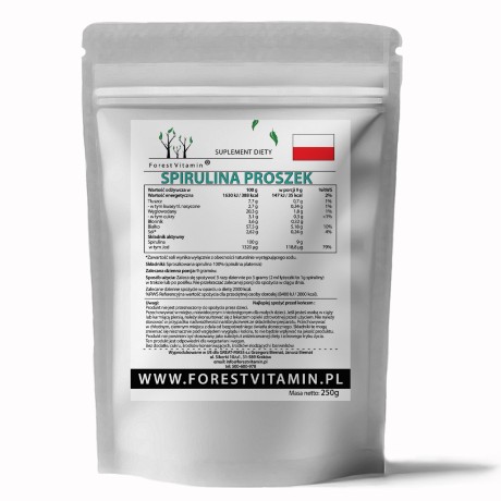 Przejdź do produktu Forest Vitamin® Spirulina 250 gramów w Proszku