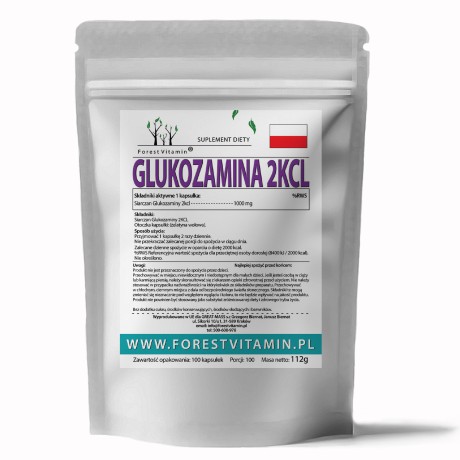 Przejdź do produktu Forest Vitamin® Glukozamina 2KCL 1000 mg - 100 Kapsułek