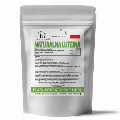 Przejdź do produktu Forest Vitamin® Naturalna Luteina Ekstrakt 100 mg - 60 Kapsułek