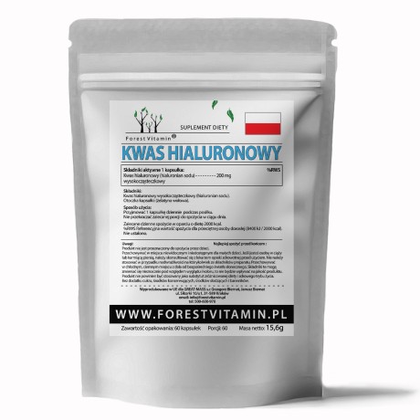 Przejdź do produktu Forest Vitamin® Kwas Hialuronowy 200 mg - 60 Kapsułek