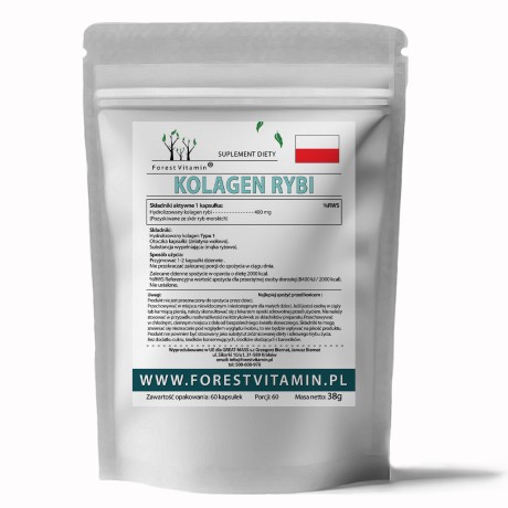 Przejdź do produktu Forest Vitamin® Kolagen Rybi 400 mg - 60 Kapsułek