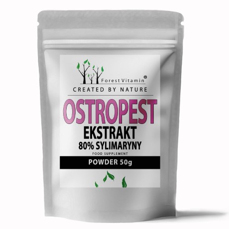 Przejdź do produktu Forest Vitamin® Ostropest Plamisty Ekstrakt - 50 gram w Proszku