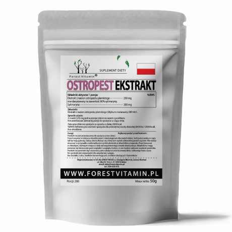 Przejdź do produktu Forest Vitamin® Ostropest Plamisty Ekstrakt - 50 gram w Proszku