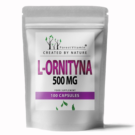 Przejdź do produktu Forest Vitamin® L-Ornityna HCL 500 mg - 100 Kapsułek