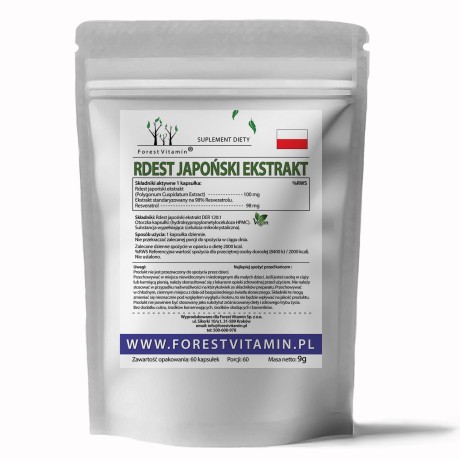 Przejdź do produktu Forest Vitamin® Resweratrol Ekstrakt - 60 Kapsułki