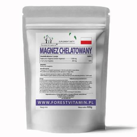 Przejdź do produktu Forest Vitamin® Magnez Chelatowany - 500 gram w Proszku