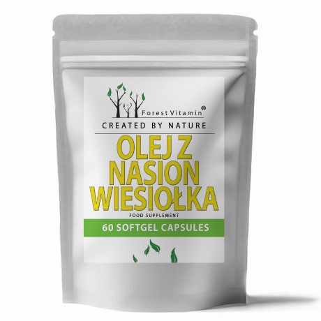 Przejdź do produktu Forest Vitamin® Olej z Nasion Wiesiołka 500 mg - Kapsułki Żelowe