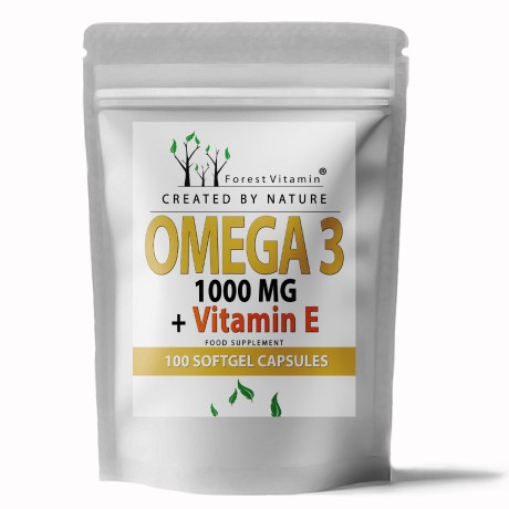 Przejdź do produktu Forest Vitamin® Omega 3 1000 mg + Witamina E - 100 Kapsułek