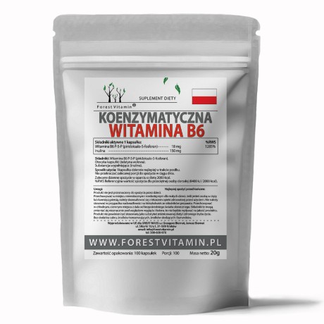 Przejdź do produktu Forest Vitamin® P5P Koenzymatyczna Witamina B6 - 100 Kapsułek