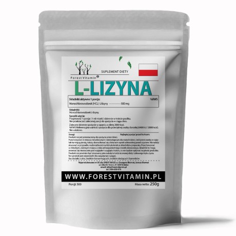 Przejdź do produktu Forest Vitamin® L-Lizyna HCL - 250 gram w Proszku
