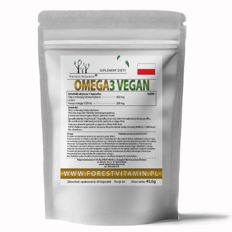 Przejdź do produktu Forest Vitamin® Omega 3 Vegan - 60 Kapsułek SoftGel