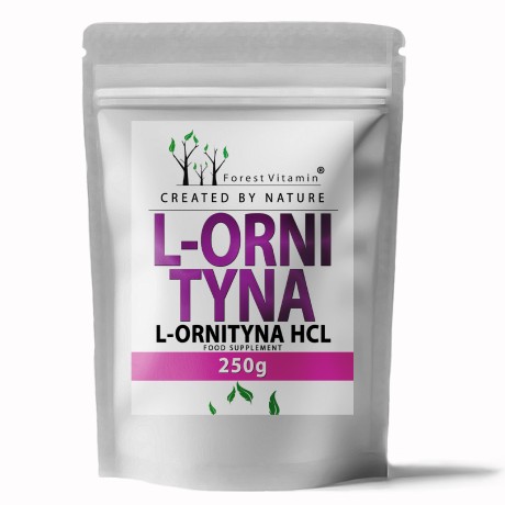 Przejdź do produktu Forest Vitamin® L-Ornityna HCL - 250 gramów w Proszku