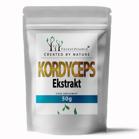 Przejdź do produktu Forest Vitamin® Kordyceps Chiński Ekstrakt - 50 gramów w Proszku