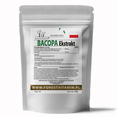 Przejdź do produktu Forest Vitamin® Bakopa Ekstrakt - 50 gram w Proszku