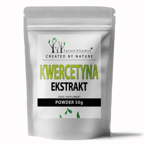 Przejdź do produktu Forest Vitamin® Kwercetyna Ekstrakt - 50 gramów w proszku