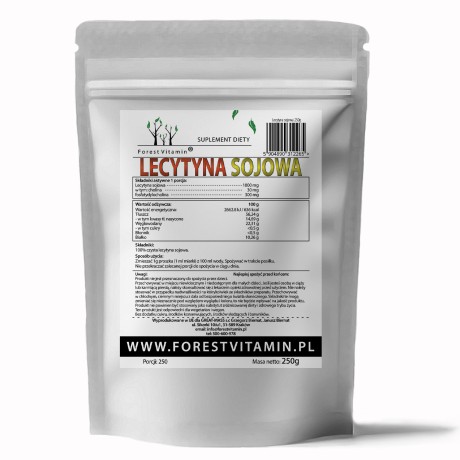 Przejdź do produktu Forest Vitamin® Lecytyna Sojowa - 250 gram w Proszku