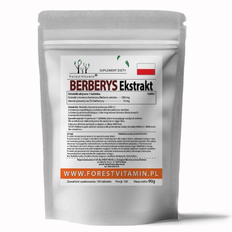 Przejdź do produktu Forest Vitamin® Berberys Ekstrakt 500 mg - 100 Tabletek