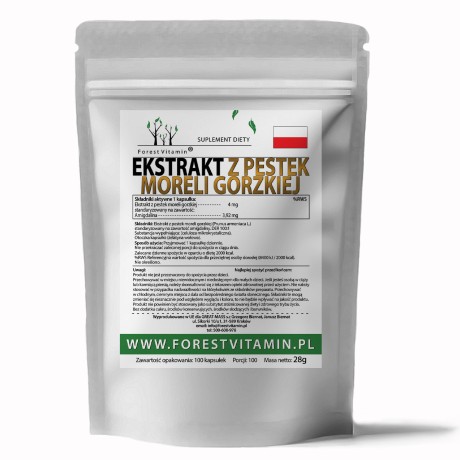 Przejdź do produktu Forest Vitamin® B17 Ekstrakt z Pestek Moreli Gorzkiej - 100 Kapsułek