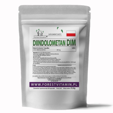 Przejdź do produktu Forest Vitamin® Diindolometan (DIM) 200 mg - 60 Kapsułek