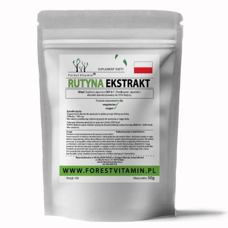 Przejdź do produktu Forest Vitamin® Rutyna Ekstrakt 50 gram - Proszek