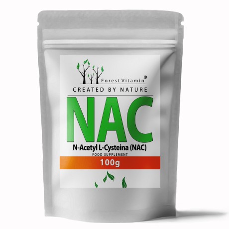 Przejdź do produktu Forest Vitamin® NAC (N-acetyl L-cysteina) - Proszek