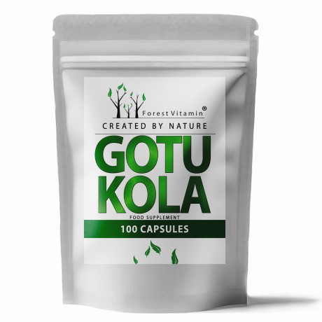 Przejdź do produktu Forest Vitamin® Gotu Kola Wąkrotka Azjatycka Ekstrakt 500 mg - 100 Kapsułek