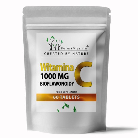 Przejdź do produktu Forest Vitamin® Witamina C 1000 mg + Bioflawonoidy - Tabletki