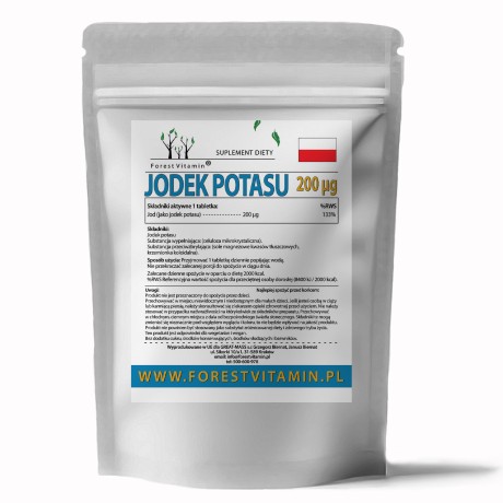 Przejdź do produktu Forest Vitamin® Jodek Potasu 200 µg - Tabletki